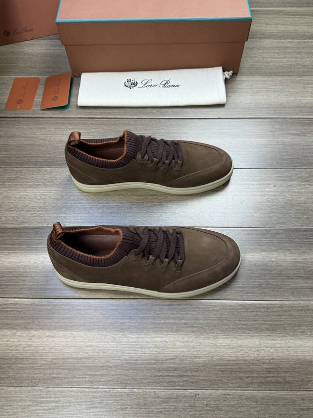 L 高版本 P: :码数39-44 38.45定做 新品高版本loro Pian*诺悠*翩雅soho Walk男士运动鞋 ｜官方售价 Rmb , ｜购原版一比一